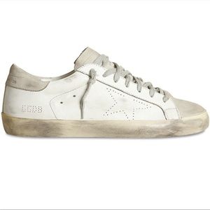 GOLDEN GOOSE Super-Star Skate Cow Leather Sneakers White/Ice 36 5.5
